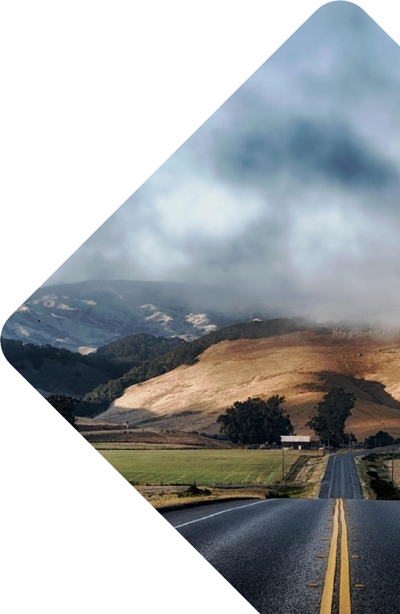 Open road representing regional transport connectivity