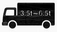 Light truck from 3.5 to 6.5 tons