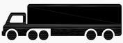 Articulated heavy vehicle above four axles