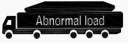 Abnormal load vehicle
